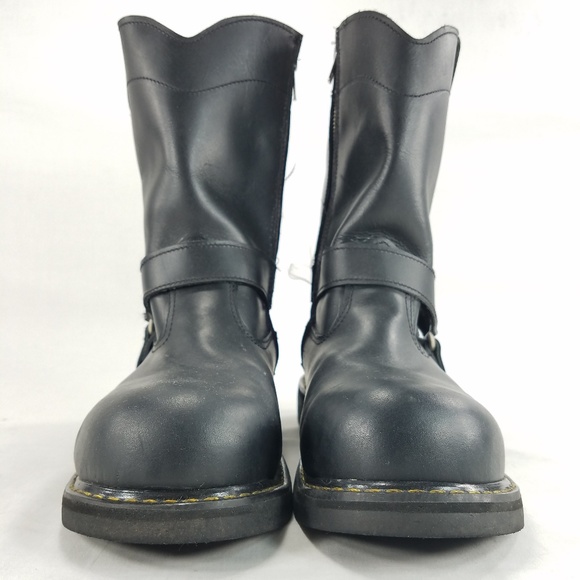 Rom's Mens Motorcycle Steel Toe Safety Work Boots - Picture 4 of 8